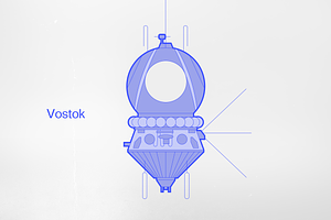 Vostok Spacecraft Vector