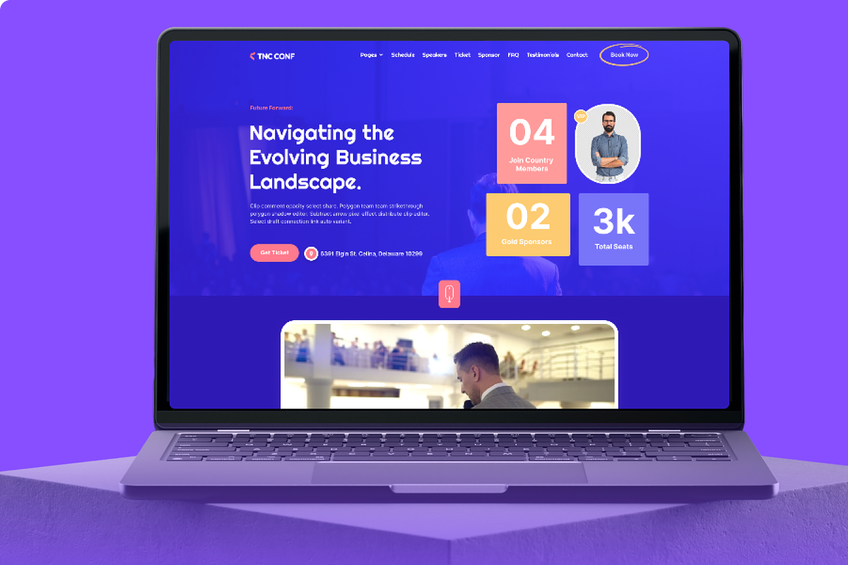 TNC Conf – Conference Figma UI Kit, an UI Kit Template by TNCFlow (Photo 4 of 5)
