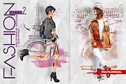 Fashion Sketch 2 Photoshop Action, an Action Add-On by GorynArt (Thumbnail 1 of 11)