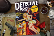 Detective Mystery Noir Scene Creator, a Books & Magazine Mockup by Storyteller Design (Thumbnail 3 of 10)