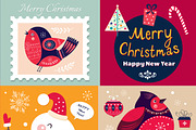 Christmas badges and cards, a Decorative Illustration by MoleskoStudio (Thumbnail 4 of 4)