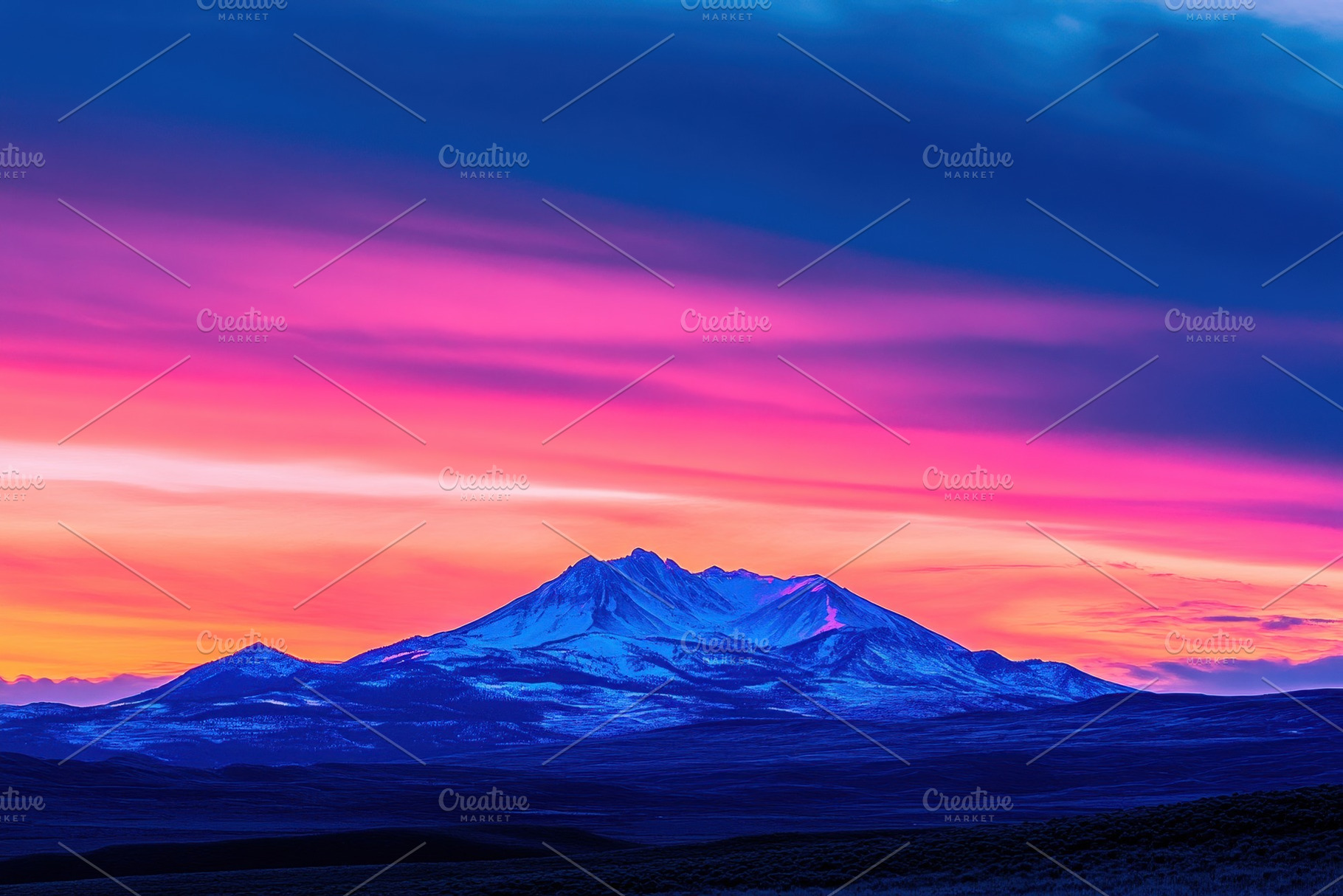 Vibrant sunset sky with striking col, a Photo by Iftikhar Alam