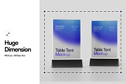 Table Tent Mockup, an Advertising Mockup by SLAB! Design (Thumbnail 2 of 6)