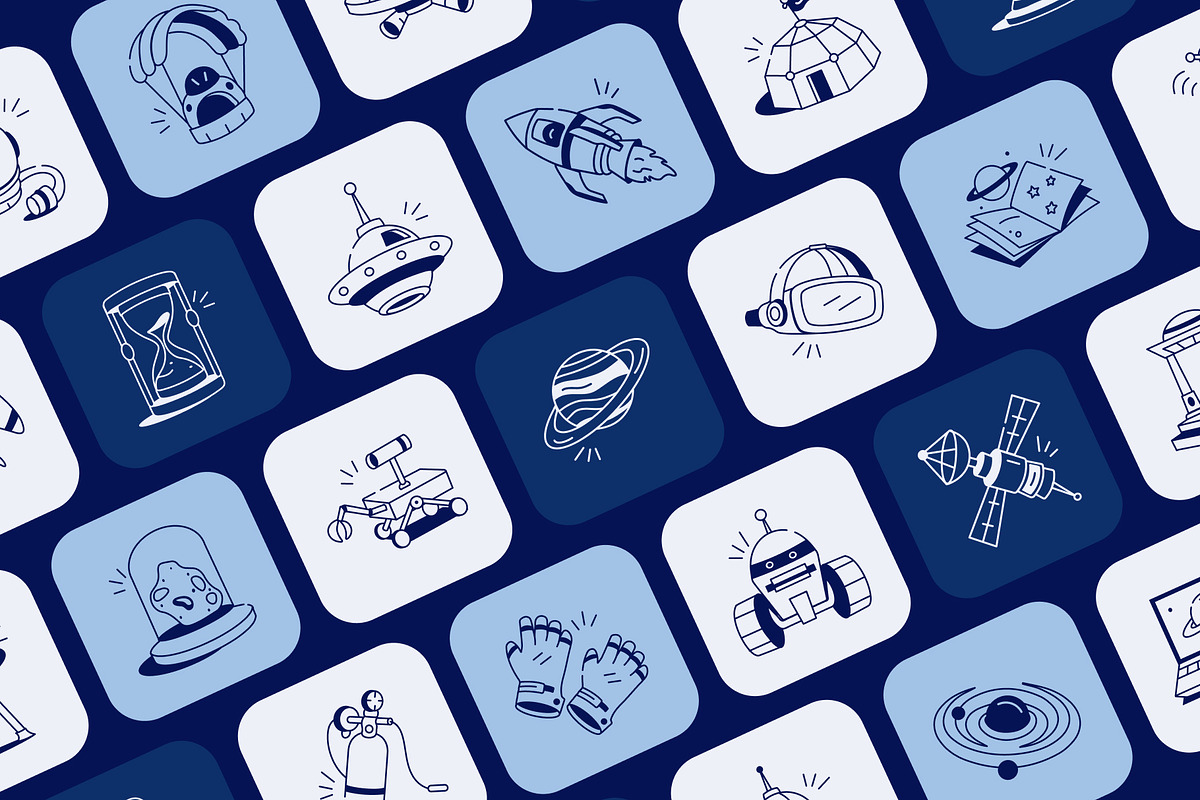 Space Drawing Art, an Outline Icon by Vectors Market (Photo 5 of 8)