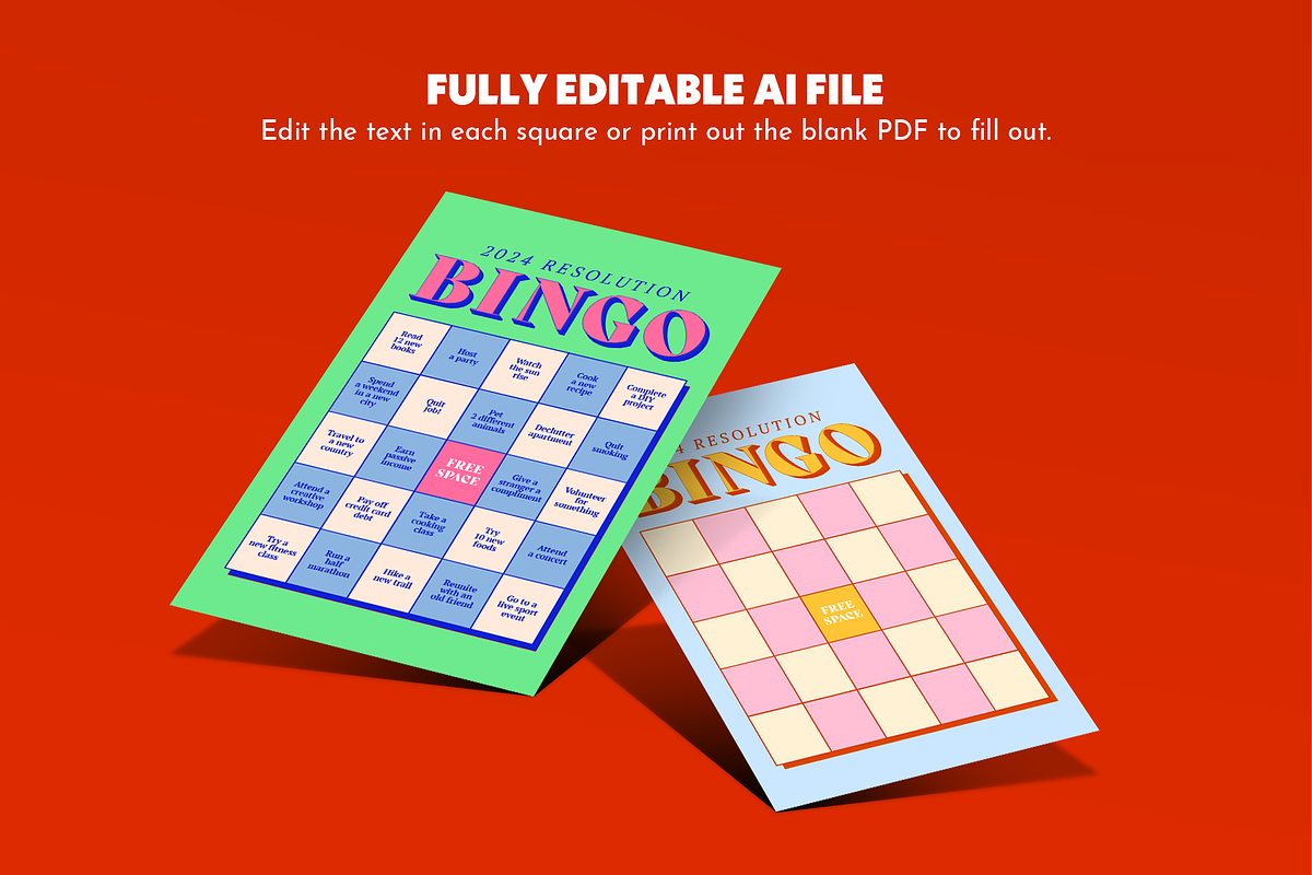 CUSTOM BINGO CARDS, a Templates & Theme by GV DESIGN (Photo 2 of 4)