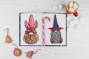 Christmas Gnomes clipart Procreate, an Education Illustration by ElladesignCo (Thumbnail 2 of 7)