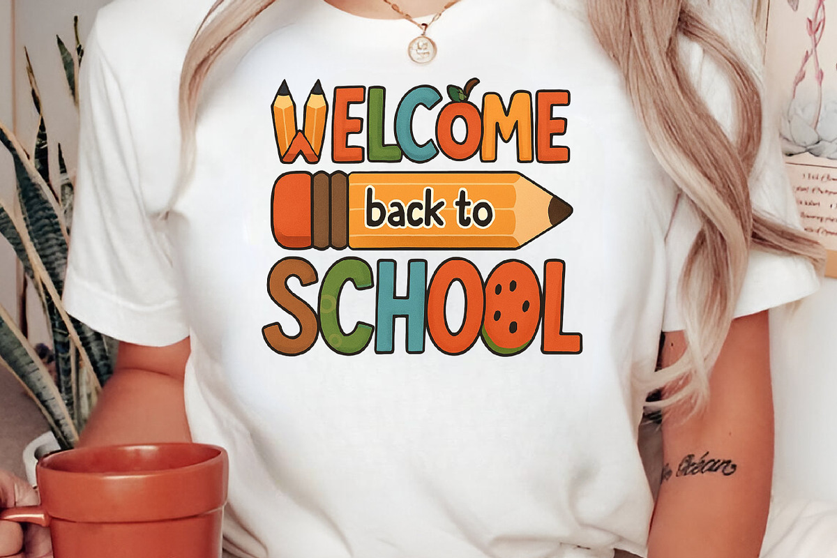 Welcome Back to School Png, an Illustration by Craft Nest (Photo 2 of 6)