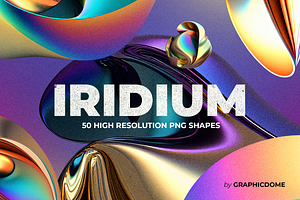 Iridium 50 PNG Abstract Shapes