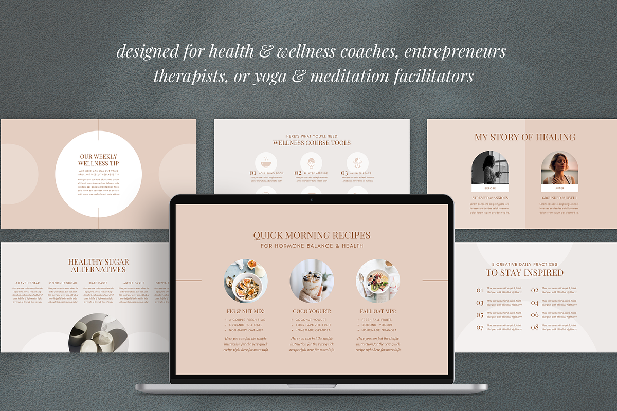 Wellness Coach Resource Canva Bundle, a Design Template by Studio Soluna (Photo 36 of 45)