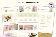 Florist Flower Squarespace Website, a Squarespace Template by Template Twist Shop (Thumbnail 2 of 10)