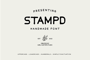 Stampd Hand Drawn Font