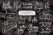 Cute Christmas. Patterns & lettering, a Seasonal Illustration by alenaganzhela (Thumbnail 7 of 8)