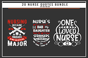 Nurse 20 quotes t shirt bundle, a Graphic by Uniquesvg99 (Thumbnail 5 of 7)