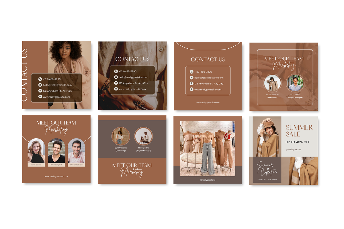 Fashiona Bundle Canva Template, a Social Media Template by Kawalan Studio (Photo 5 of 6)