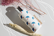 Blue umbrella autumn pattern, a Pattern Graphic by Sigelt (Thumbnail 7 of 7)