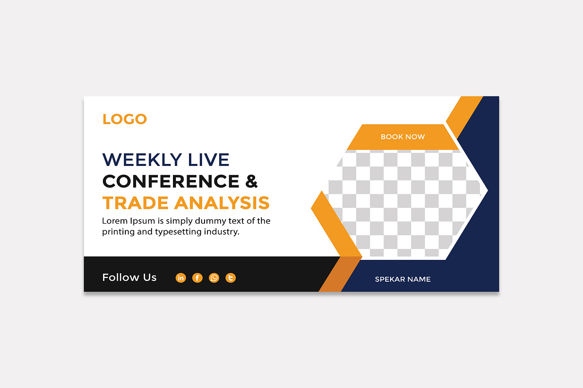 Conference Web Banner Design, a Flyer Template by taieefbakshi (Photo 2 of 2)