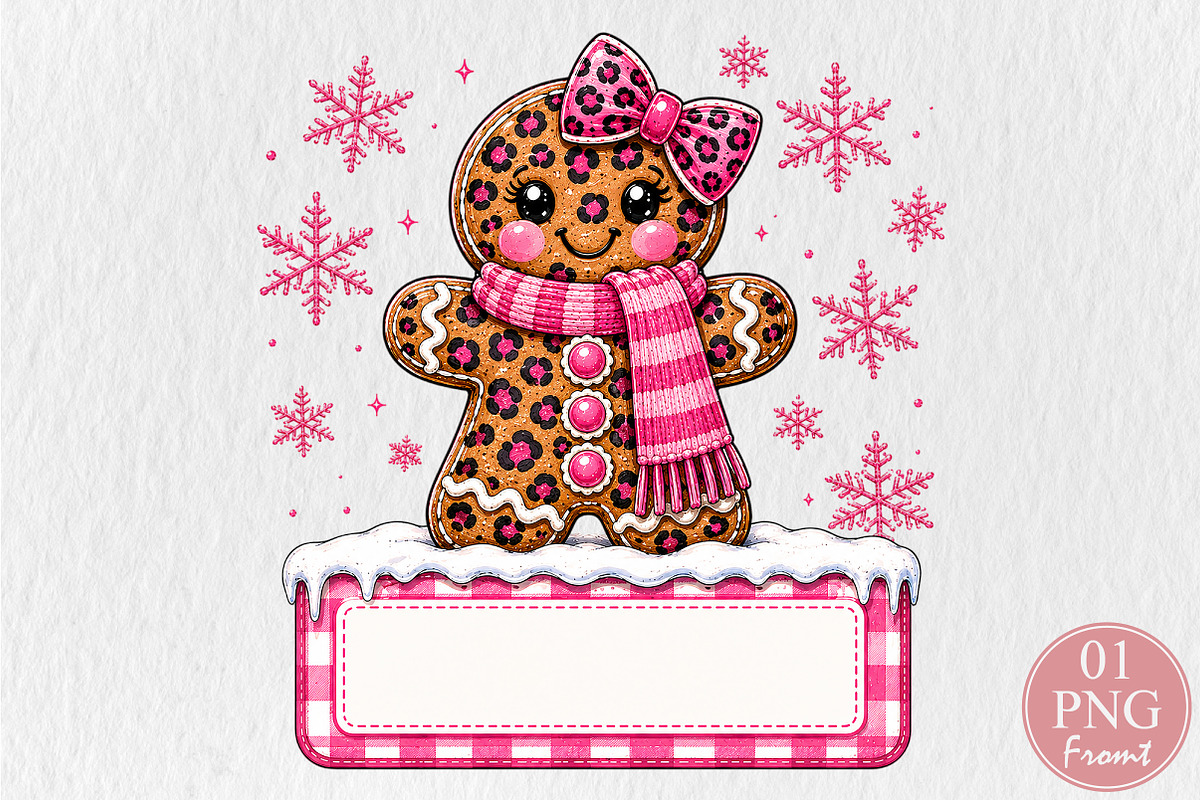 Gingerbread Girl Christmas Custom, a Seasonal Illustration by Rose Art (Photo 1 of 4)