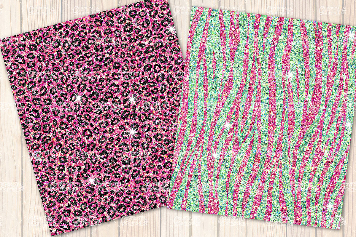 Rainbow animal print glitter, a Pattern Graphic by Gaynor Carradice Designs (Photo 4 of 7)