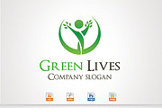 Green Lives, a Branding & Logo Template by stock6design (Thumbnail 1 of 2)