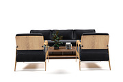 Furniture set 1102, a Furniture 3D Model by inDahouze (Thumbnail 5 of 9)