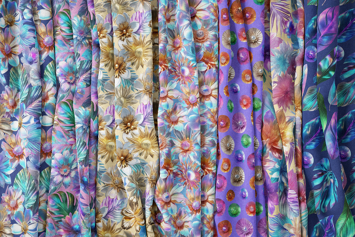 Cosmic Flowers, a Pattern Graphic by Tiger and Flower (Photo 7 of 18)