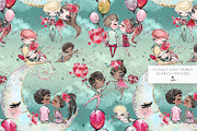 Valentine Doodles Seamless Patterns, a Pattern Graphic by KaramfilaS (Thumbnail 8 of 18)