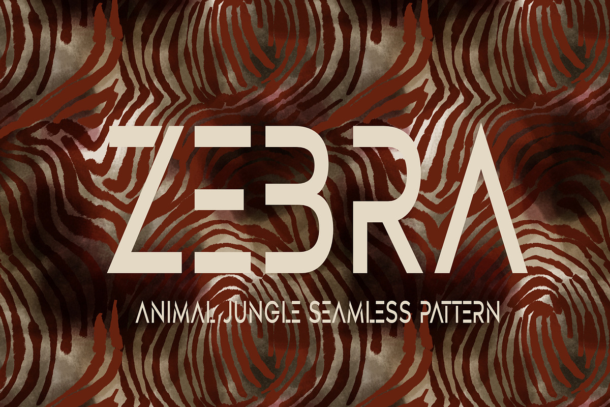 Animal zebra skin stripes pattern, a Pattern Graphic by Nocito Design (Photo 1 of 6)