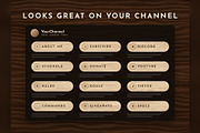 Wood Twitch & Kick Panels, an Object Graphic by Gear Store (Thumbnail 5 of 7)
