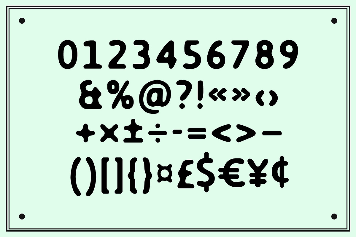 Festgard Oxiedart Rounded Sans Serif, a Sans Serif Font by Maulana Creative (Photo 7 of 7)