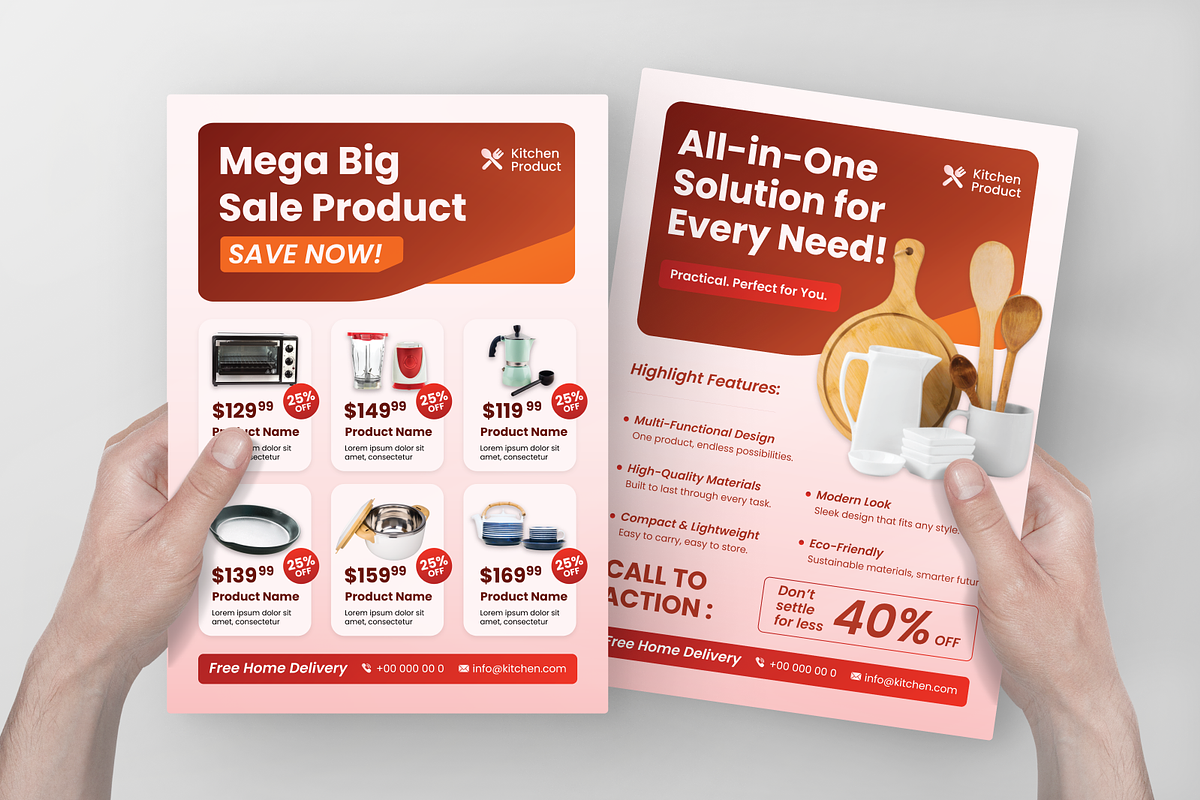 Multiporpuse Product Sales Flyer, a Flyer Template by Annora Studio (Photo 2 of 6)