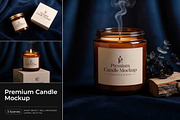 Premium Candle Mockup, a Product Mockup by Pitchlook.Studio (Thumbnail 1 of 4)