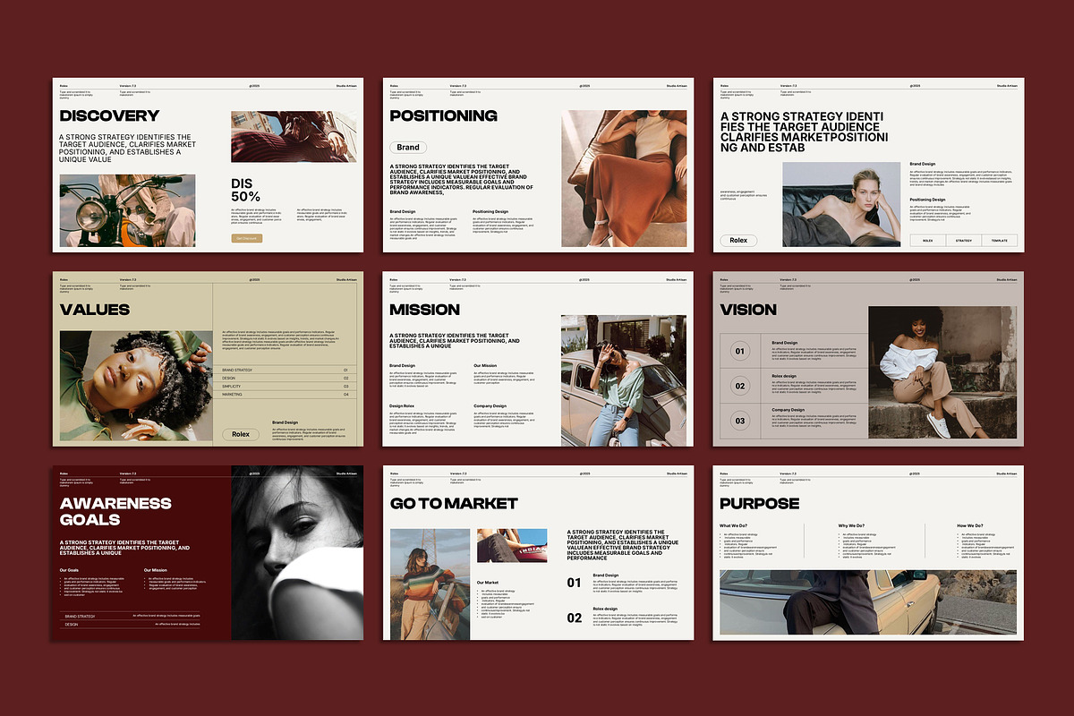 Rolex Brand Strategy Template, a Presentation Template by Studio Artisan (Photo 6 of 7)