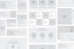 Karuki Wireframe Kit