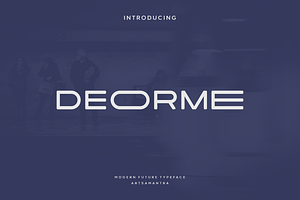 Deorme - Modern Display Typeface
