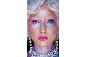 Glamorous beauty portrait with, an Illustration by tilialucida