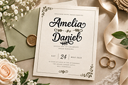 Nusantara Modern Script, a Script Font by Raffa Creative (Thumbnail 4 of 5)