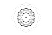 Black White Mandala Illustration Set, a Decorative Illustration by NJ Himel (Thumbnail 80 of 101)