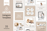 Airbnb Instagram Templates Canva, a Social Media Template by DeeBeeDesign (Thumbnail 1 of 10)