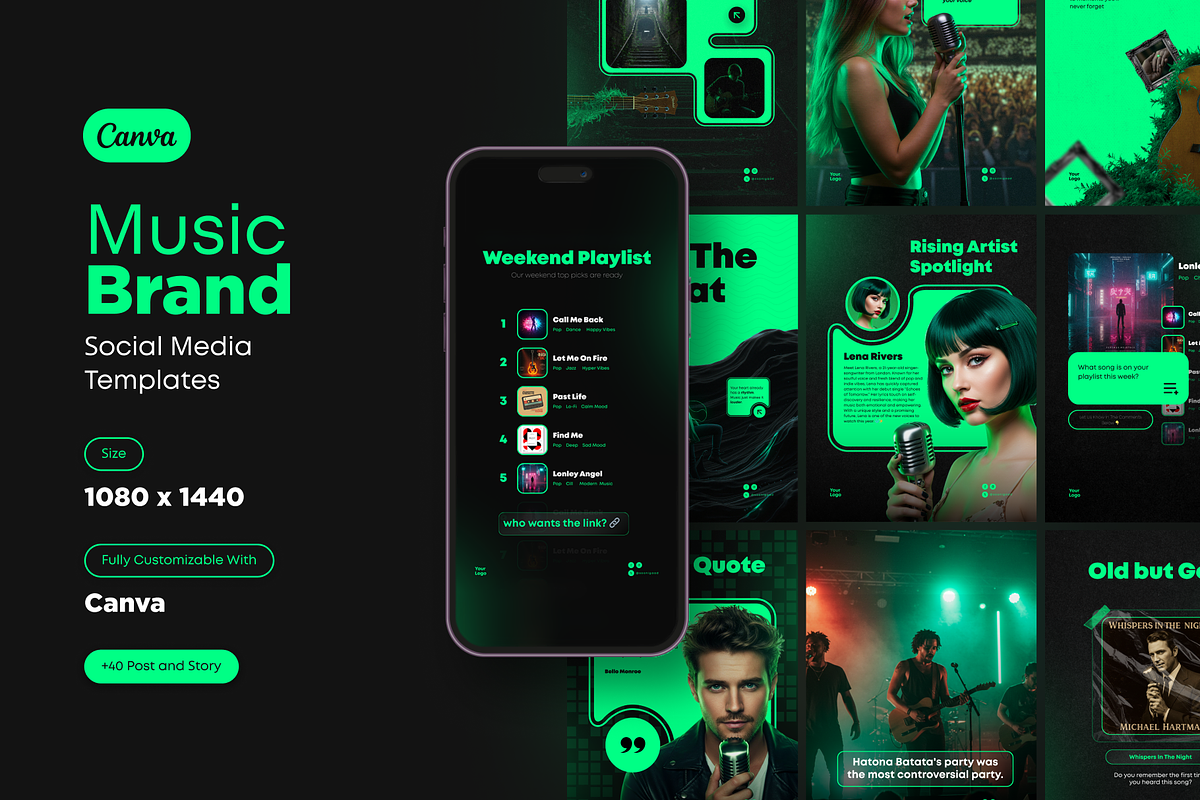 Music Social Media Template |SooniGaad