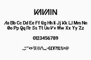 KAVAIN - Sans Serif Technology, a Sans Serif Font by Boril Std (Thumbnail 9 of 10)