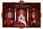 Dark Romantic. Watercolor art, an Object Graphic by ma_i_vi (Thumbnail 1 of 12)