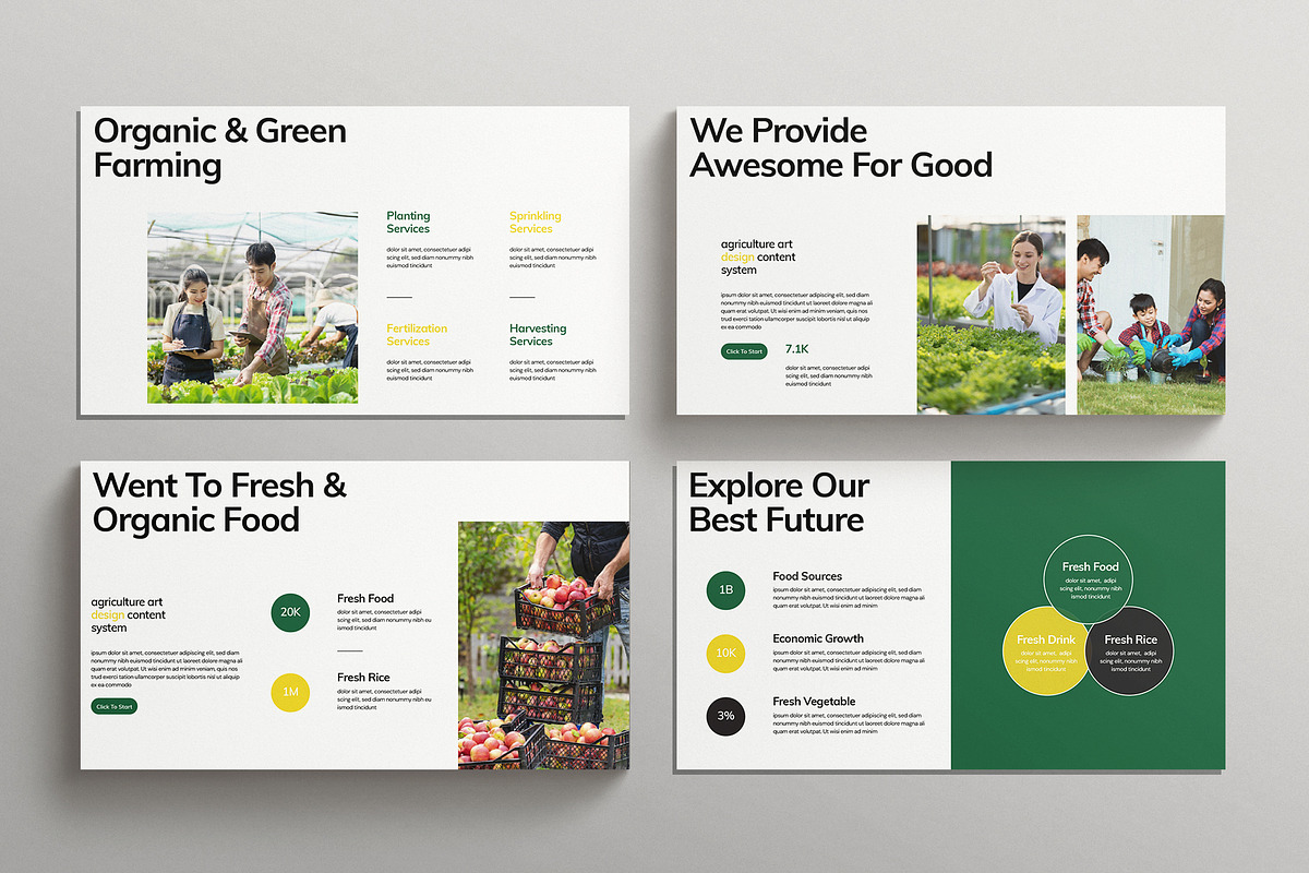 Agriculture Presentation Template, a Presentation Template by E-Type (Photo 4 of 5)