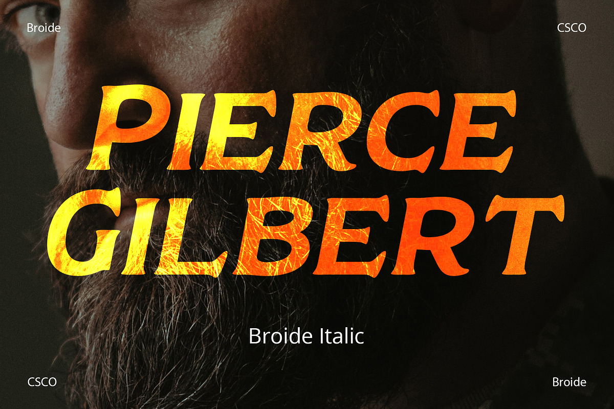 Broide – Display Serif, a Serif Font by Craft Supply Co. (Photo 7 of 8)