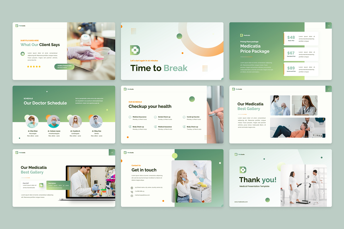 Mediciata - Powerpoint Template, a Presentation Template by GraphauseProject (Photo 5 of 7)