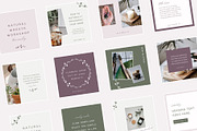 Organic Social Media Templates, a Social Media Template by CreativeWilderness (Thumbnail 2 of 8)