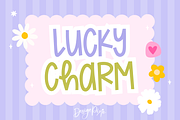Lucky Charm Font, a Handwritten Font by Design Pixie (Thumbnail 1 of 8)