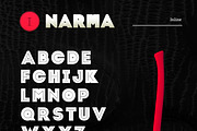 Narma, a Font by Aldo (Thumbnail 2 of 4)