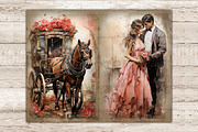 Valentines Day Junk Journal Pages, a Person Illustration by GlamArtZhanna (Thumbnail 5 of 9)
