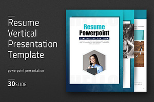 Resume PPT Template Vertical