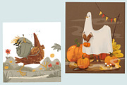 Happy Chickens, an Animal Illustration by Dashnpro (Thumbnail 7 of 8)
